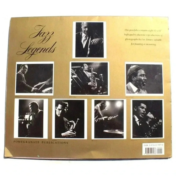 Vtg Jazz Legends 8 Print Portfolio Photos / Lithos By Lee Tanner (Art Blakey) - Picture 6 of 6